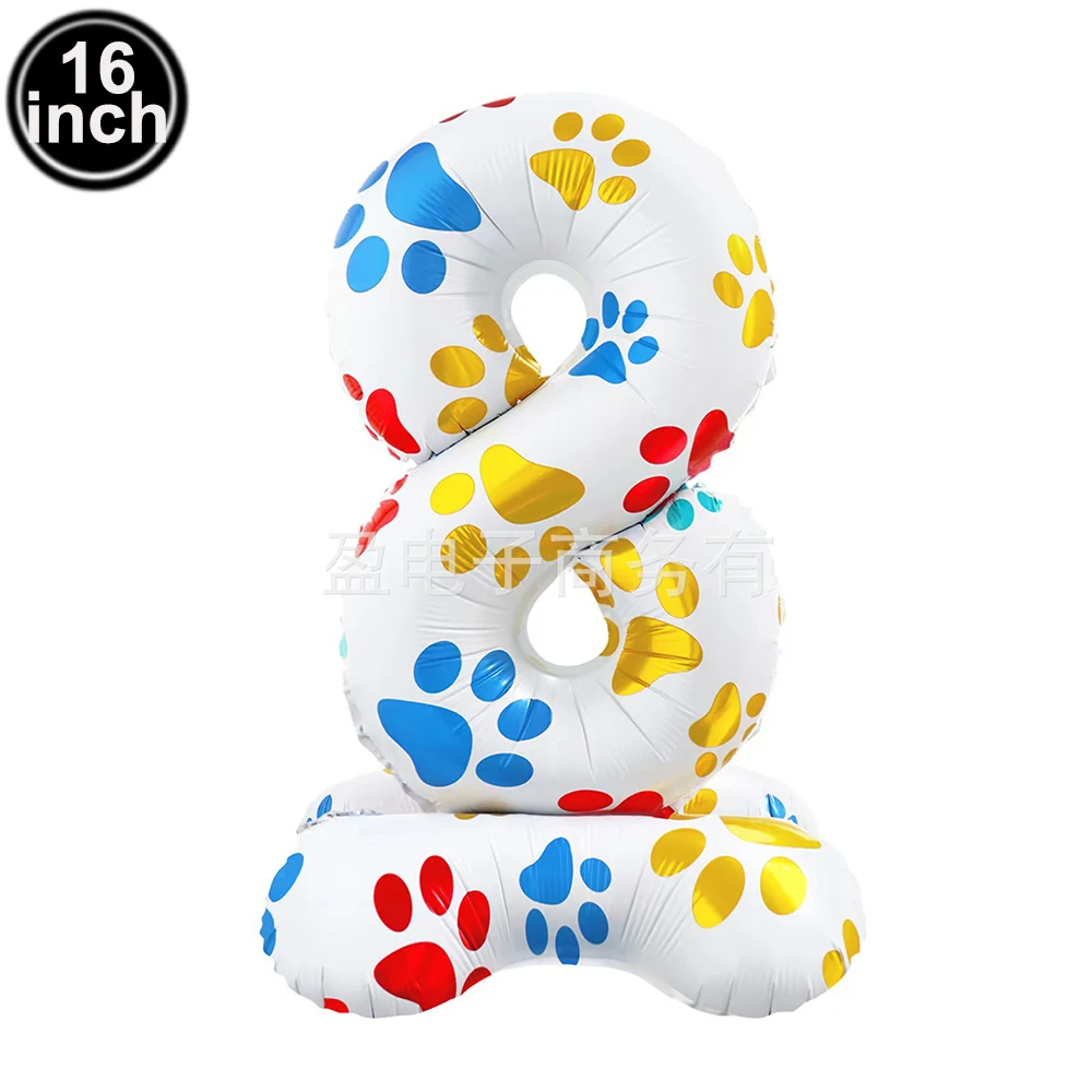 12 pezzi palloncini foil zampa di cane palloncino in mylar a forma di osso fornure per feste per addio al celibato palloncino in alluminio con osso grande  15