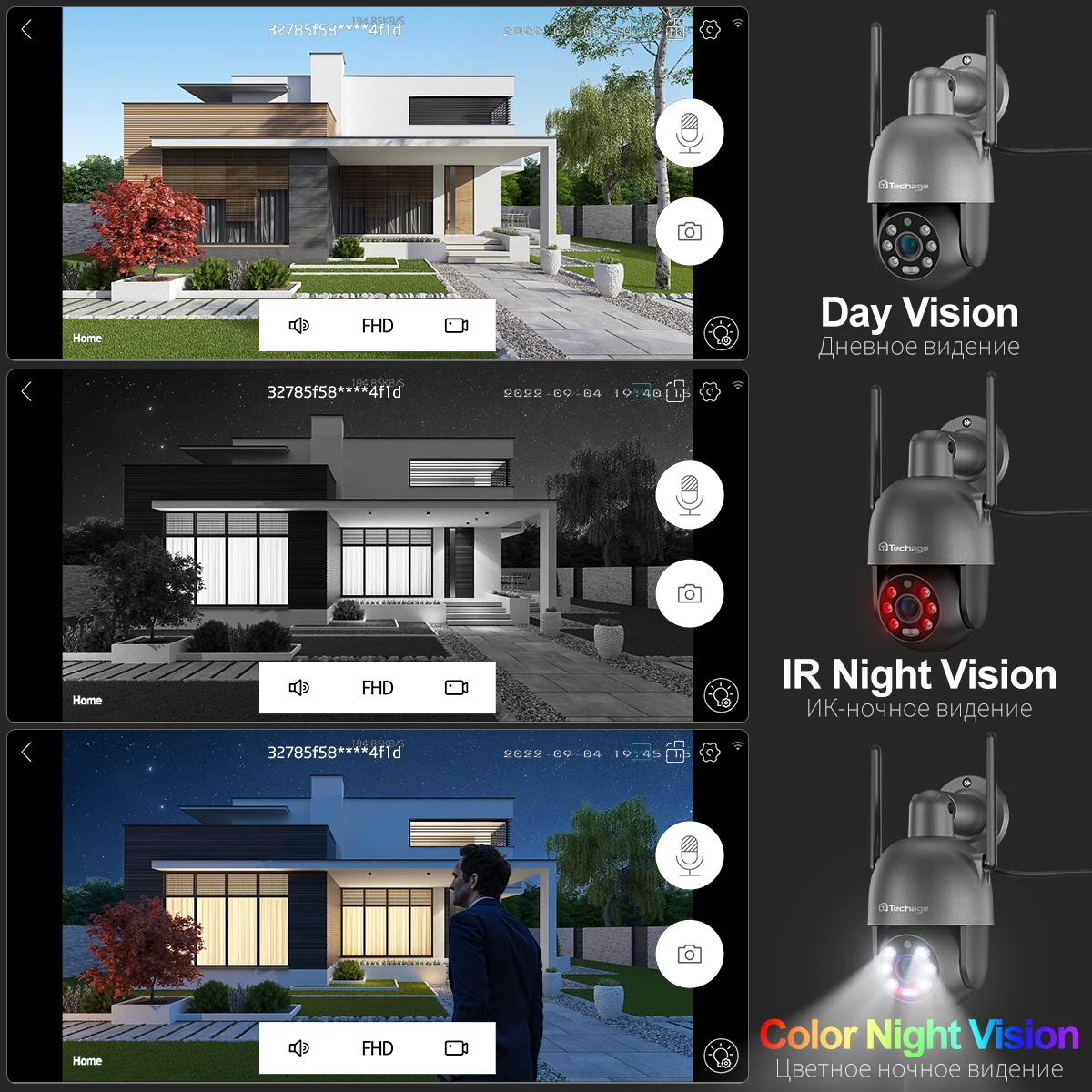 4MP PTZ WIFI IP Camera Two-Way Audio Outdoor Wireless CCTV Security Camera Smart AI Human Detection Color Night Vision wifi camera,ip camera,surveillance camera,wifi ip camera