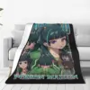 Maomao Heroes Throw Blanket for Couch Cute Anime Girl The Apothecary Diaries Fuzzy Soft Plush Blanket Multi-size 2