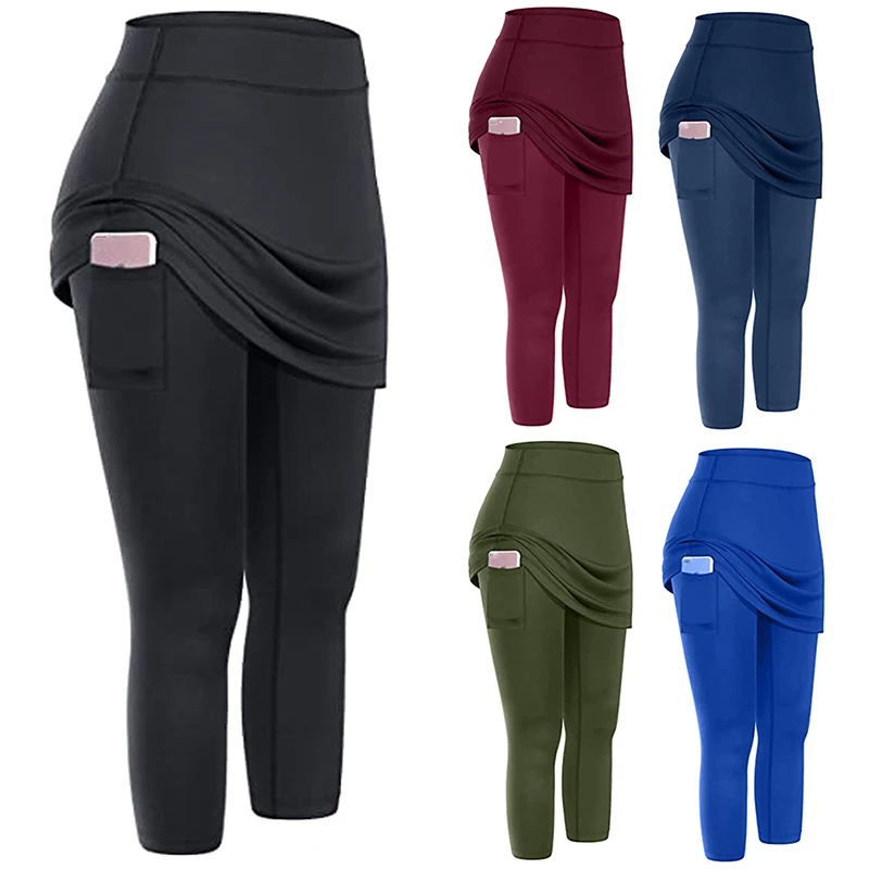 

Spandex High Waist Legging Pockets Fitness Bottoms Running Sweatpants For Women Quick-Dry Sport Trousers Workout Yoga Pants