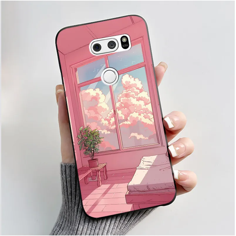 Luxury Aesthetic Black Silicon Case - Slim, Soft & Stylish Back Cover
