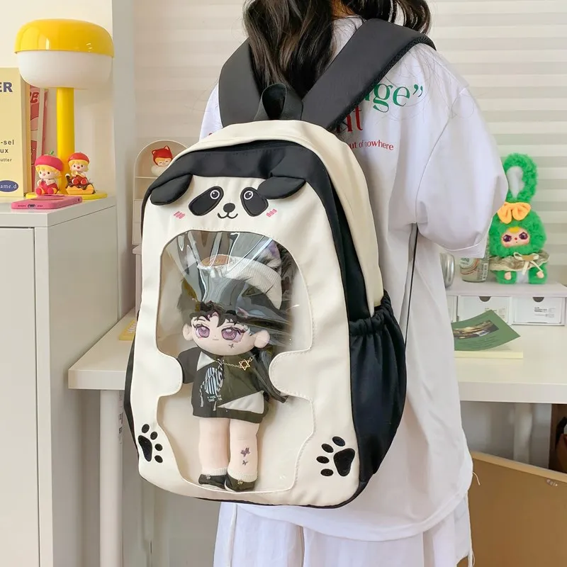 Teenage Girls Ita Bag Student Mochila School Transparent Backpack Cute Kawaii Cartoon Mochilas High Capacity Bags for Woman - 4
