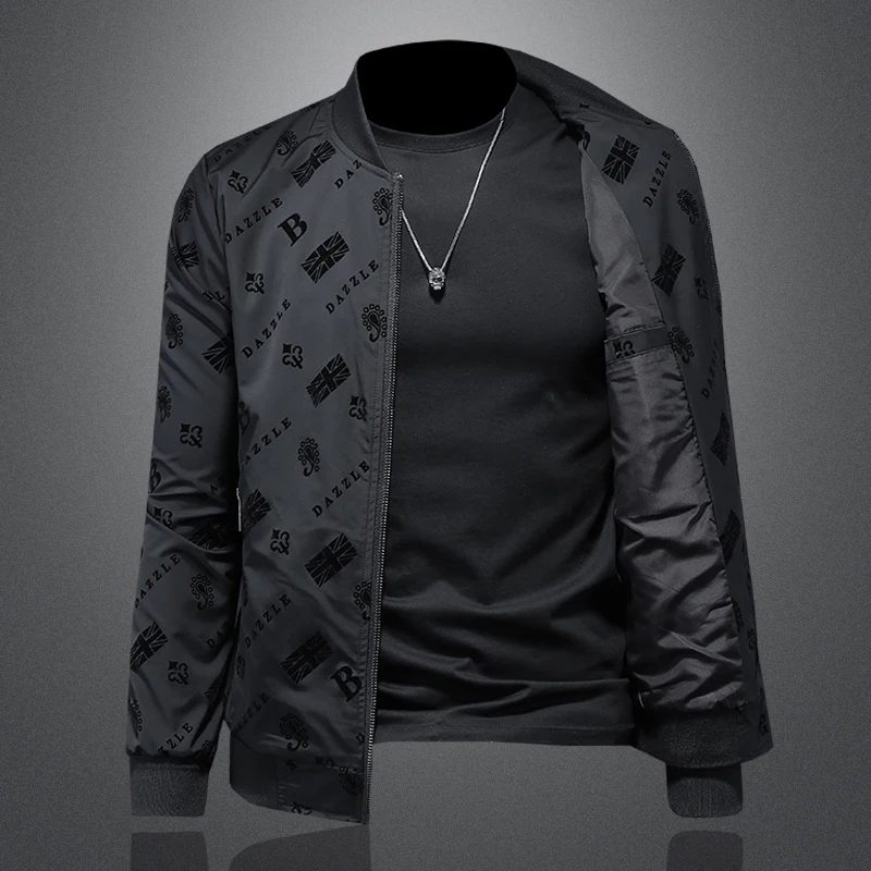New Arrival Korean Style Slim Fit Men's Jacket with High Quality Luxury Design  bomber jacket  korean fashion  men clothing