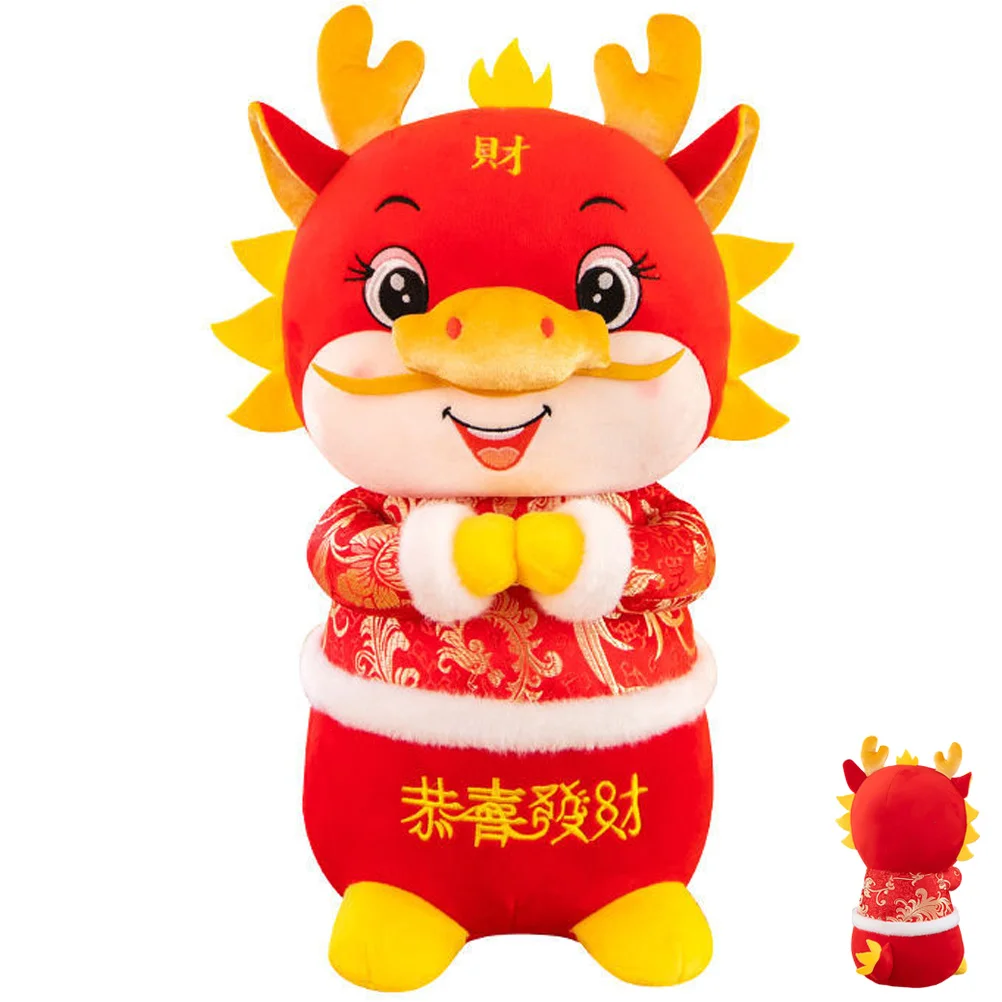 

Cartoon Dragon Plush Chinese Dragon Adorable Stuffed Dragon Supple Dragon