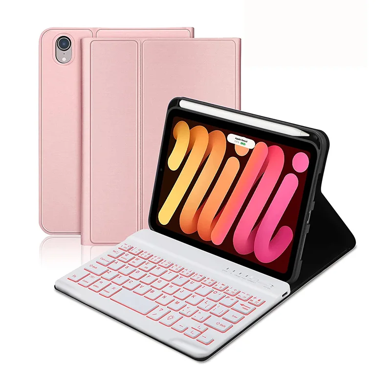 Fancity Custodia per iPad Mini 5 Mini 4, Mini 3 Mini 2 Cover Protettiva, Pelle Intelligente Sveglia/Sonno Custodia con Supporto Slot per Schede Portamatite per iPad Mini 7.9 Pollici, Beach