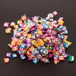 Vibrant Polymer Clay Fruit Slices for DIY Craft and Decoration (Animal)