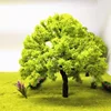 Creative hand-made architectural models 10-20cm The train scale model fake tree simulation toys sand table model scale design 2