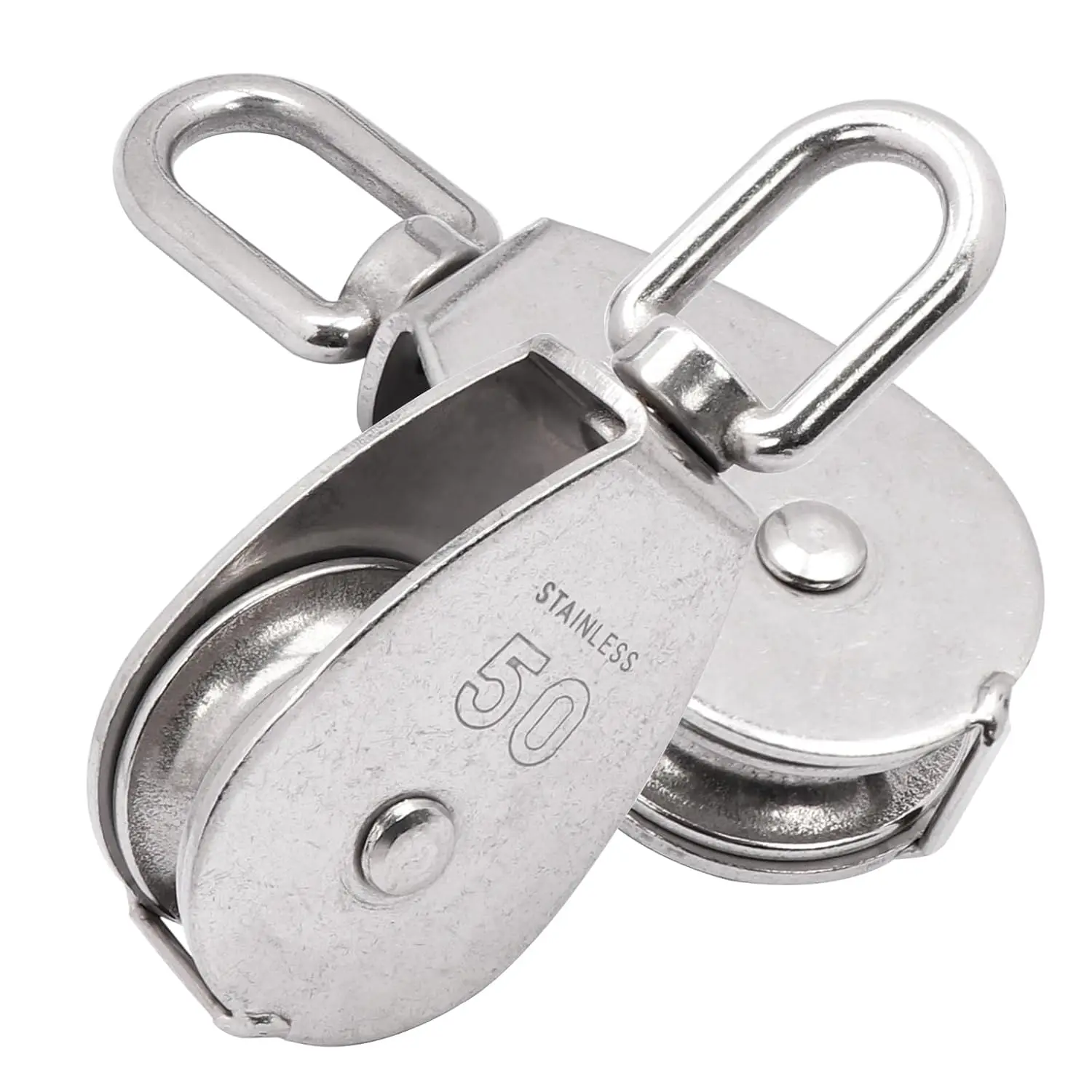 Cable Pulley Wheel 1PC Stainless Steel Swivel for Indoor Outdoor Lifting