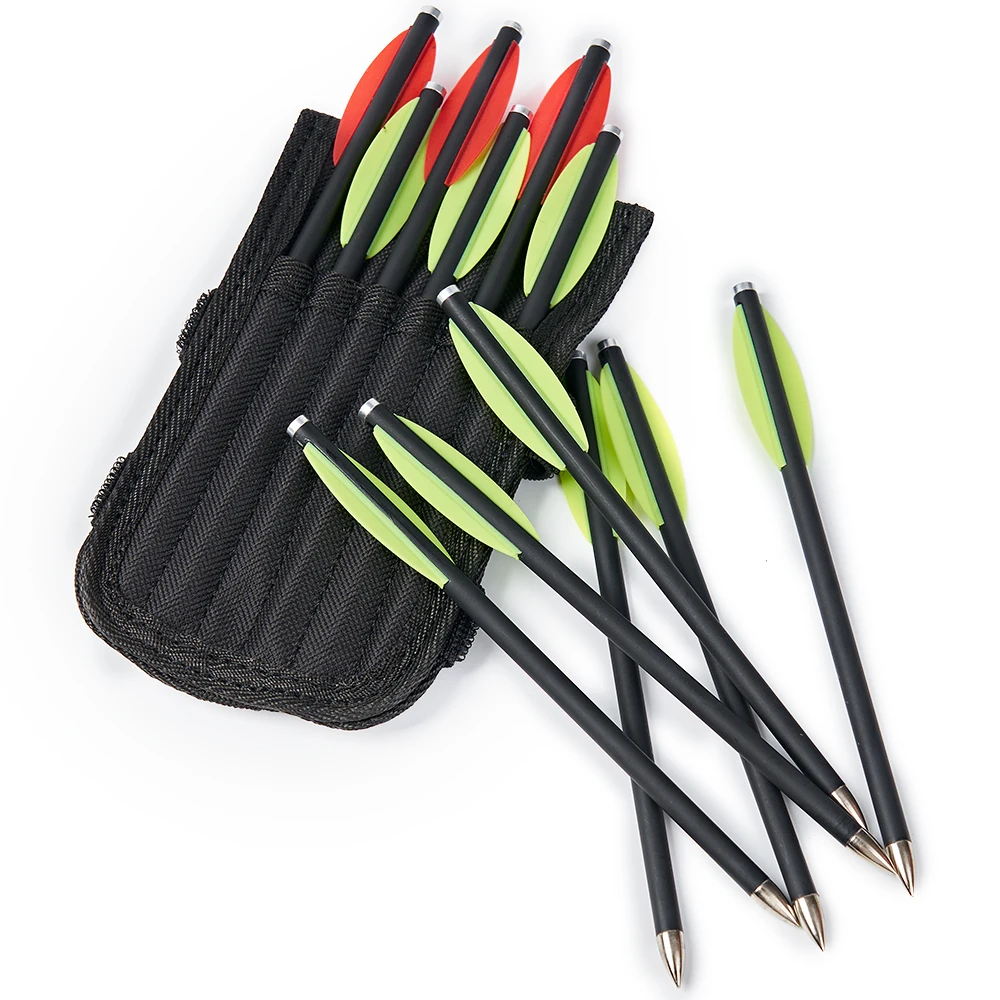 Dual-Sided Crossbow Bolt and Arrow Carrying Bag