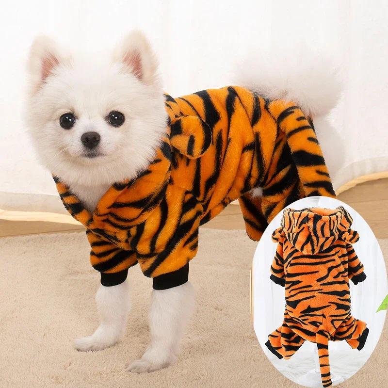 Warm Flannel Pet Jumpsuit 3