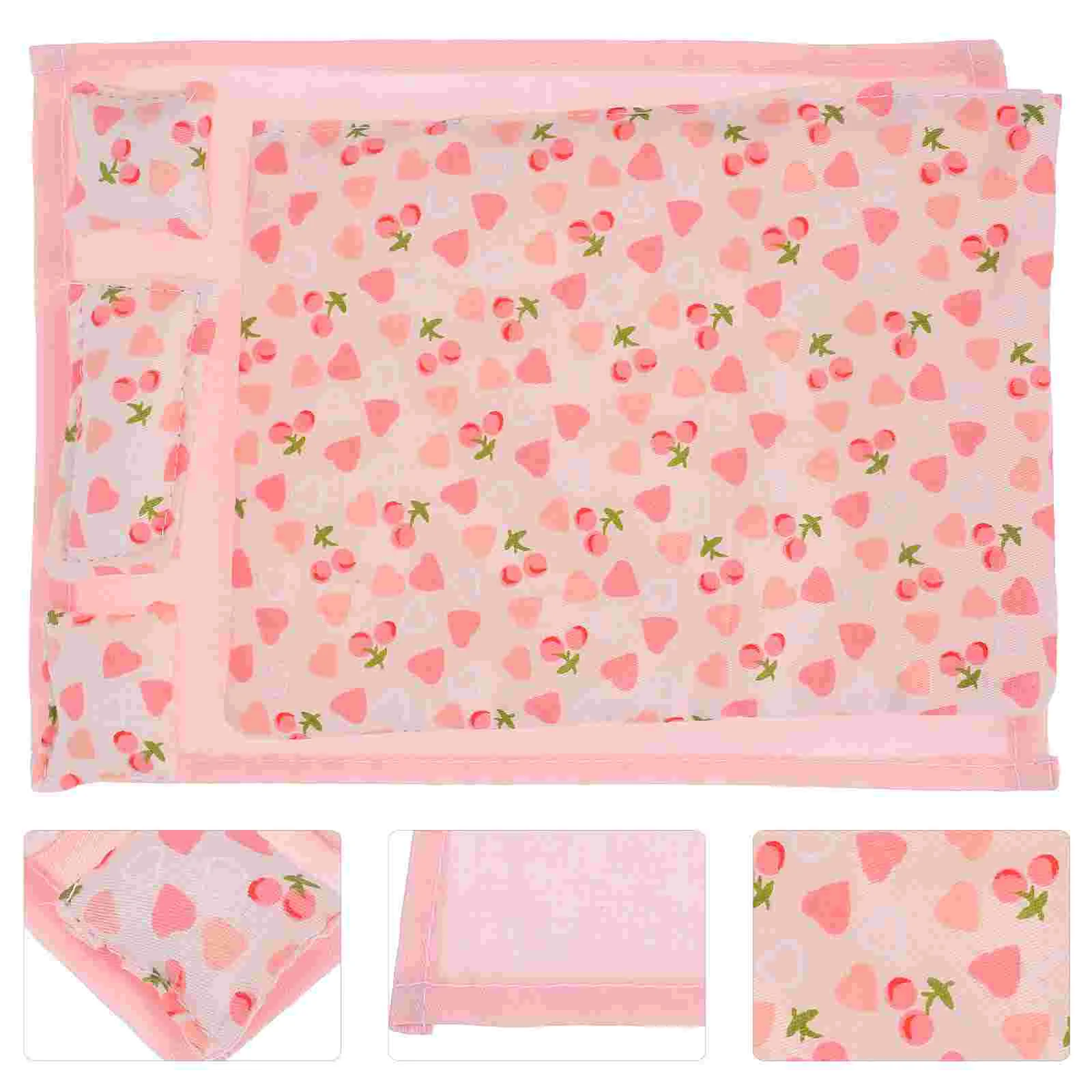 

Dollhouse Bedding 5 Piece Set Comforter Pillows Blanket 1/12 Scale Realistic Bedroom Accessories Miniature Bed Accessories