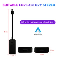 Wired To Wireless Apple CarPlay Android Auto Dongle For Aftermarket & Factory Stereo Unit USB Adaptor For iPhone Android Phone
