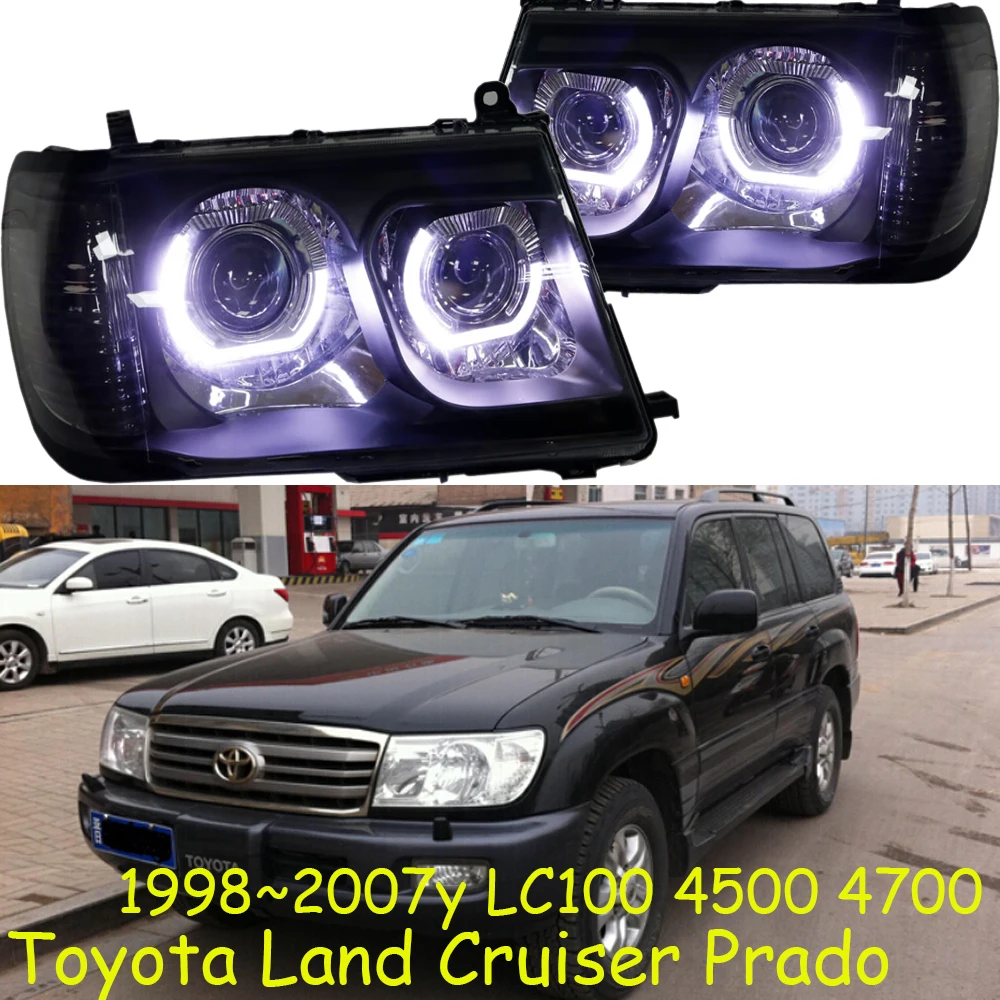 

Автомобильный бампер, Круизер, фара prado, передняя фара LC100 4500 ~ 2007y hid, Ксеноновые Светодиодные ДХО, автомобильные аксессуары, передсветильник prado, противотуманные фары