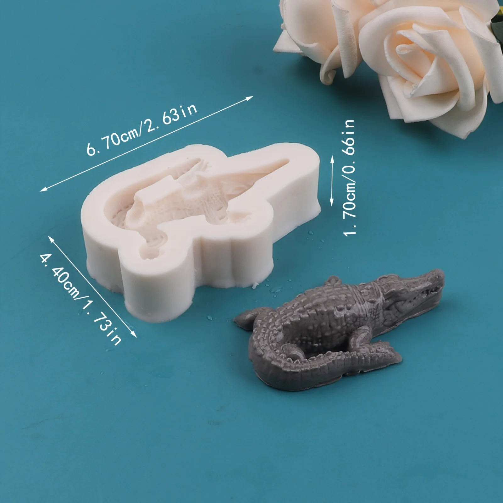 Silicone Mold Marine Animal Turtle Shark Crocodile Polar Bear