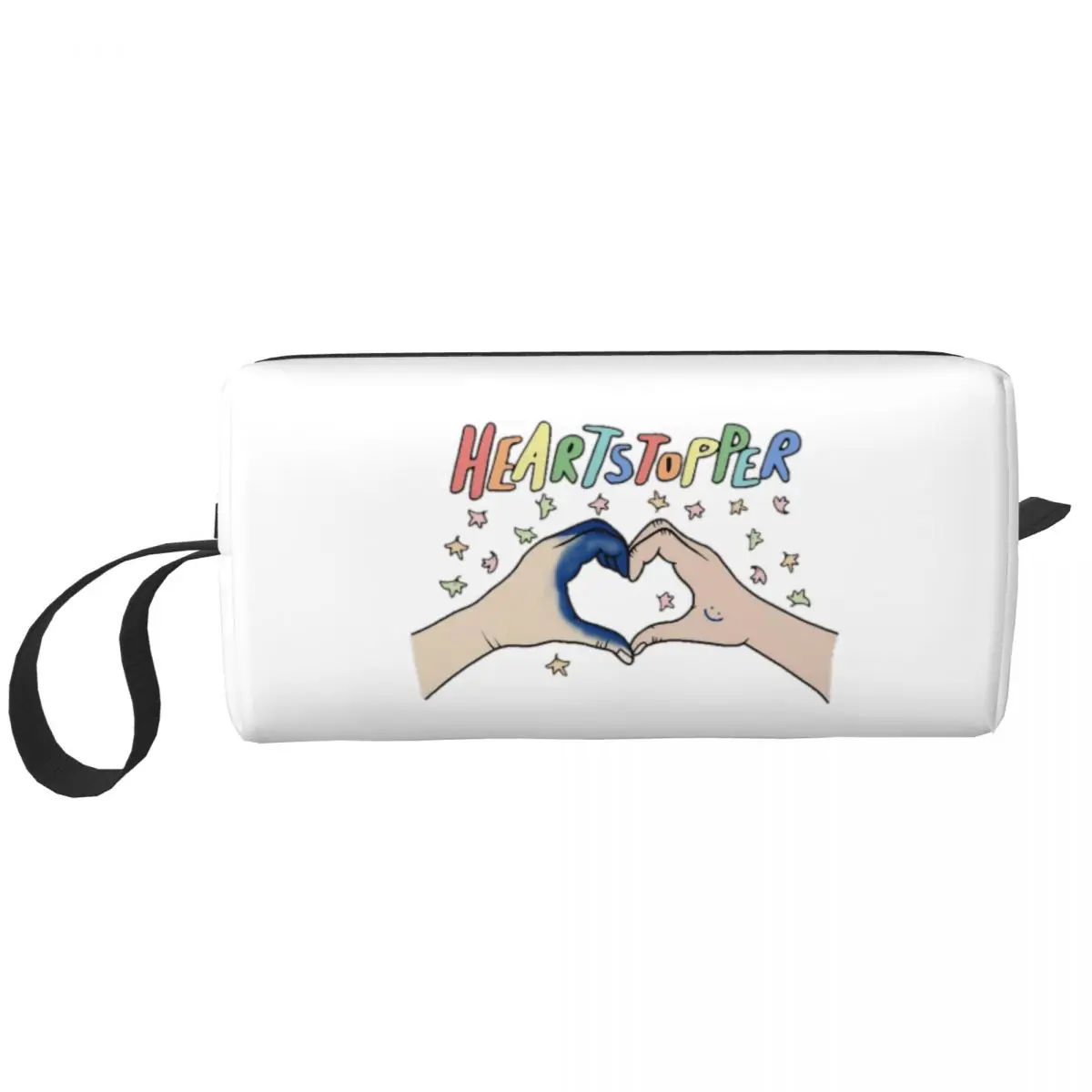 Heartstopper Romantic Comedy Makeup Bag Pouch Charlie And Nick Cosmetic Bag Travel Toiletry Small Makeup Pouch Storage Bag Large