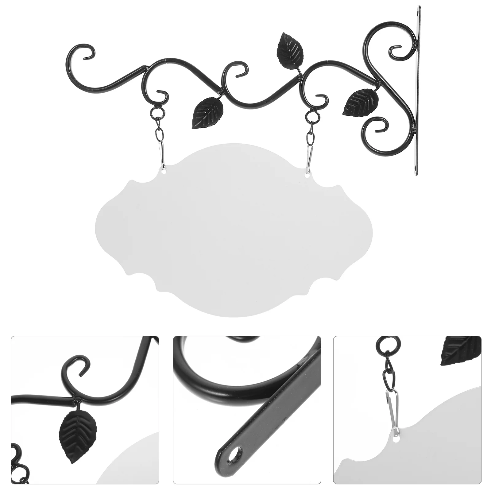 

Class Card Hook Ironwork Hanging Rack Plant Wall Bracket Addresses Hanger Office Shelf Plants