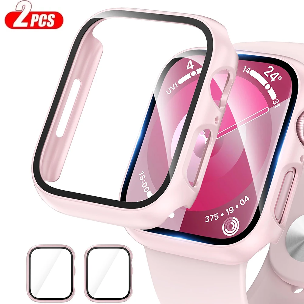 

2 шт., Защитное стекло для Apple Watch, 45/41/44/40/42 мм
