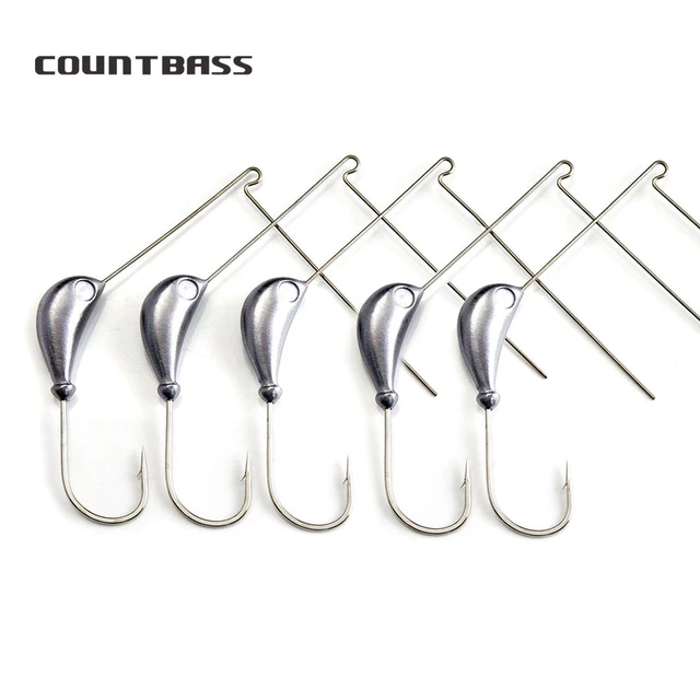 5Pcs 10Pcs 3/4oz Unpainted Spinner Bait With VMC hook 7250 5/0