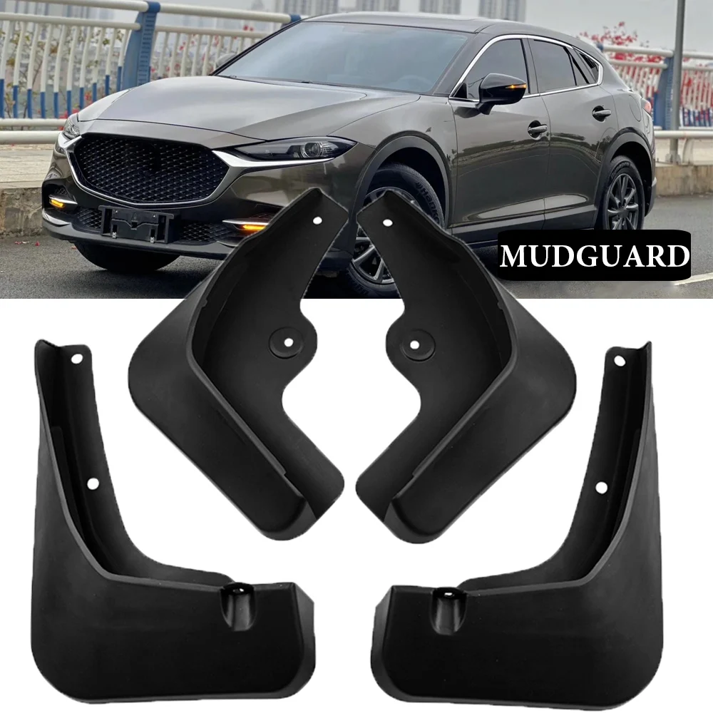 

High quality Car Mudguard For Mazda CX-4 2020 2021 2023 Mudguards Splash Front Rear Guards Fender Mudflaps Car Accessories