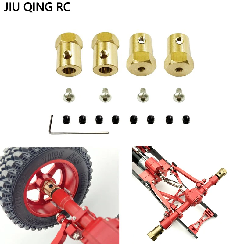 Set Ingranaggi Differenziali Anteriori E Posteriori In Acciaio Per Auto RC WPL 1/16 B16 B24 C14 MN D90 MN99S - 4 Pezzi - 5