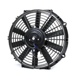 Refit Universal 12 Inch 12V 24V 80W Car Air Conditioner Water Tank Electronic Cooling Fan Motor Electric Cool Kit