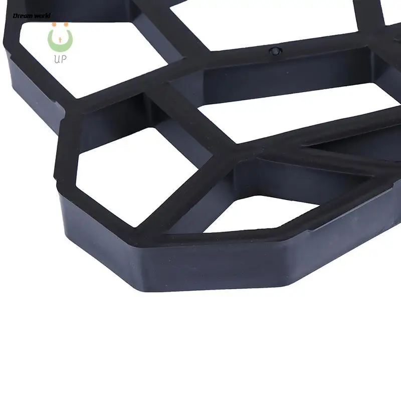 DIY Paving Mould Home Garden Floor Road Concrete Stepping Driveway Stone Path Mold Patio Maker Black Plastic Making garden concrete molds garden path molds