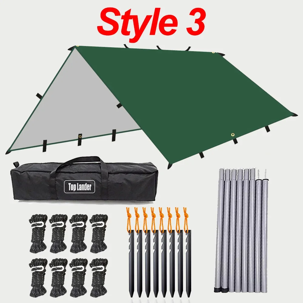Waterproof Outdoor Tarp Shelter and Sun Shade Canopy