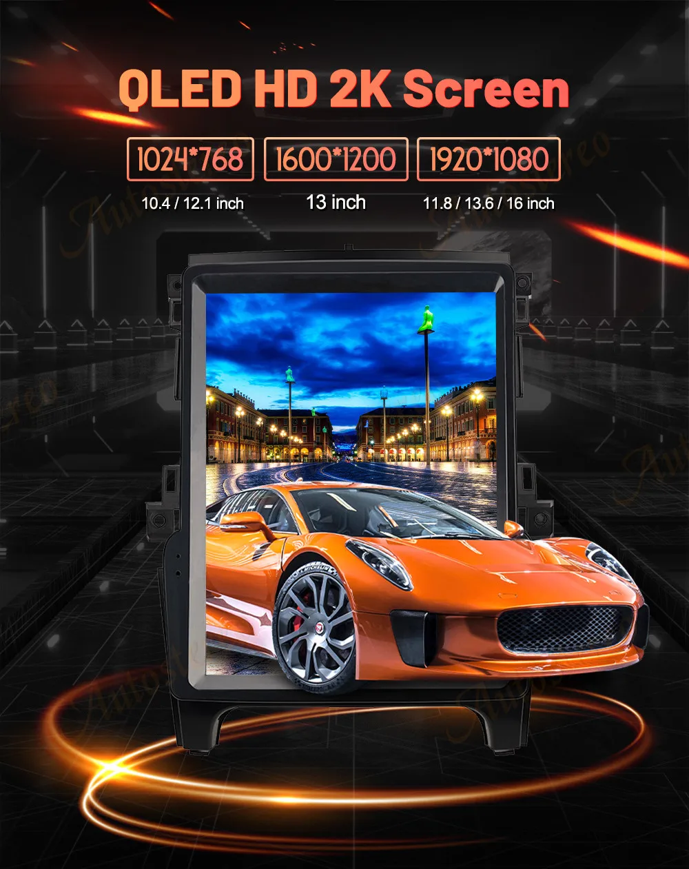 14.4 Android 13 Carplay Screen For Ford Explorer 2011-2019 SYNC 1 2 3 Tesla Styl