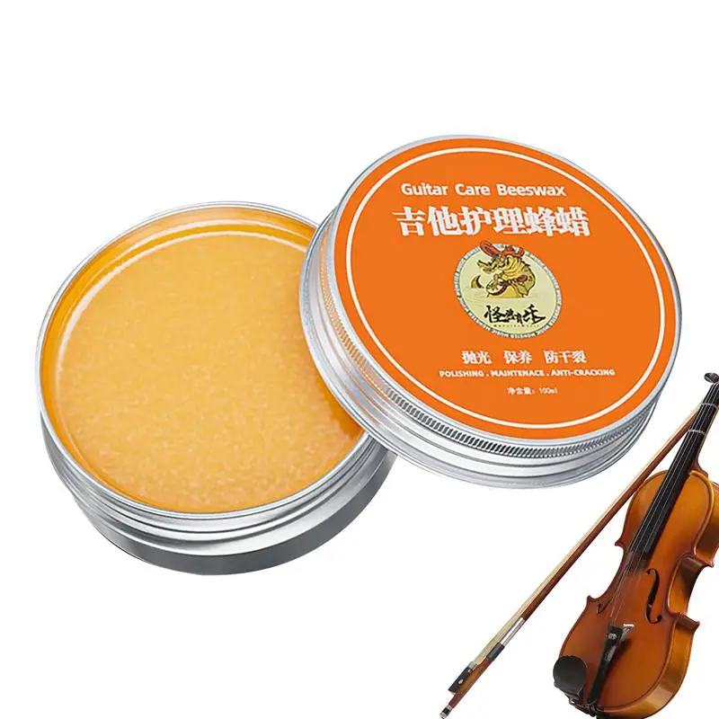 

Guitar Polish Multipurpose Maintenance Beeswax Cleaning Musical Instrument Care 100ml Fingerboard Oil Guitar Care Beeswax String