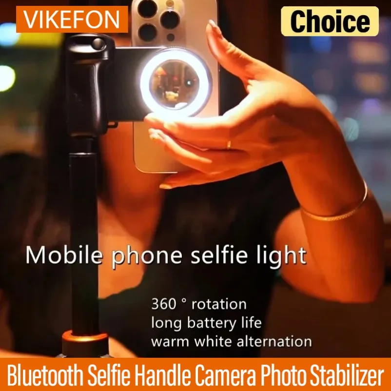 MagSafe Camera Shutter Grip Bluetooth Selfie Handle Photo Stabilizer