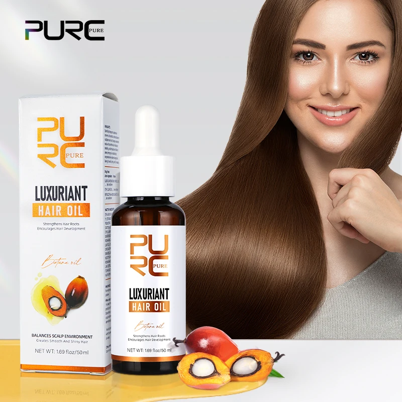 Hair Growth Oil Rosemary Oil Biotin Stimulates Hair Regrowth Thicken Loss Treatment Essential Care Batana PURC