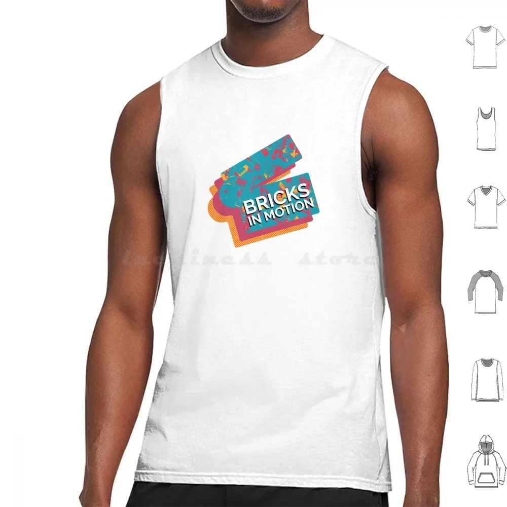 

Bricks In Motion Logo Tank Tops Vest Sleeveless Bricks In Motion