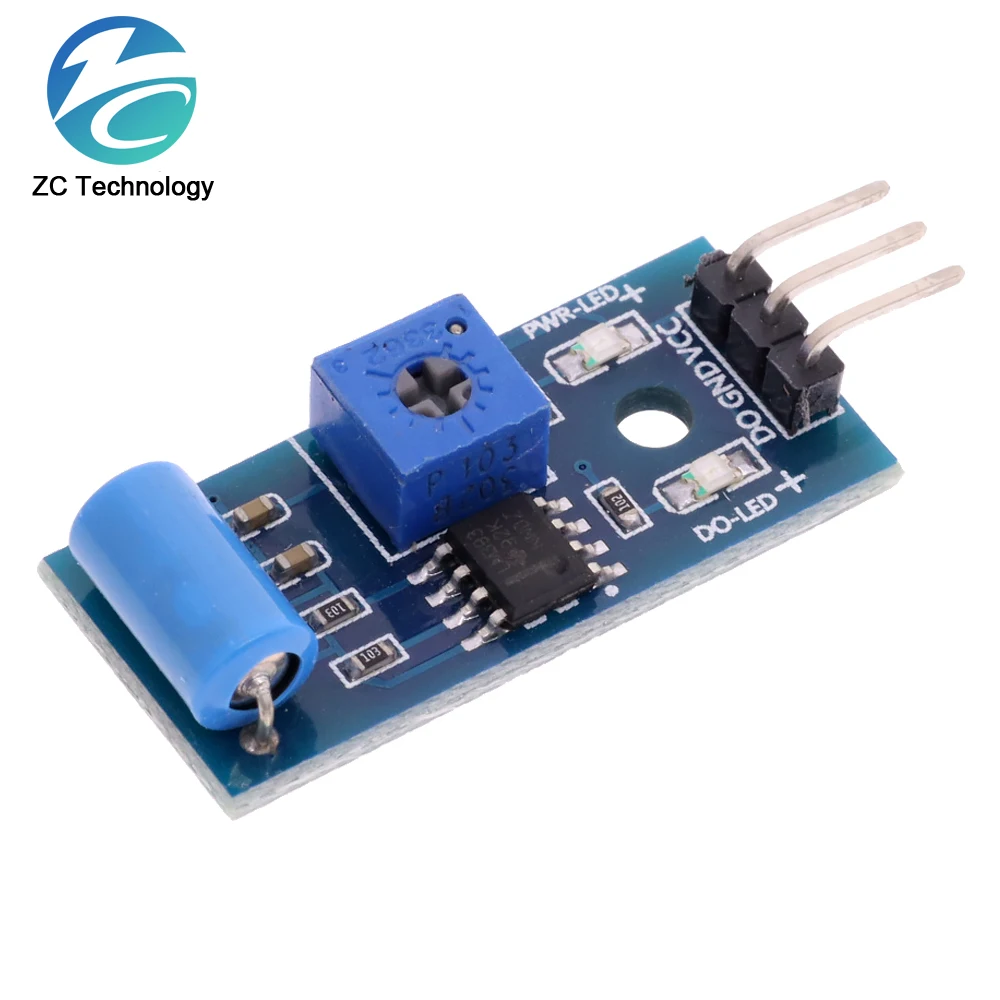 Pack of Vibration Sensor Modules - Normally Closed Type Alarm Sensor Switch SW-420