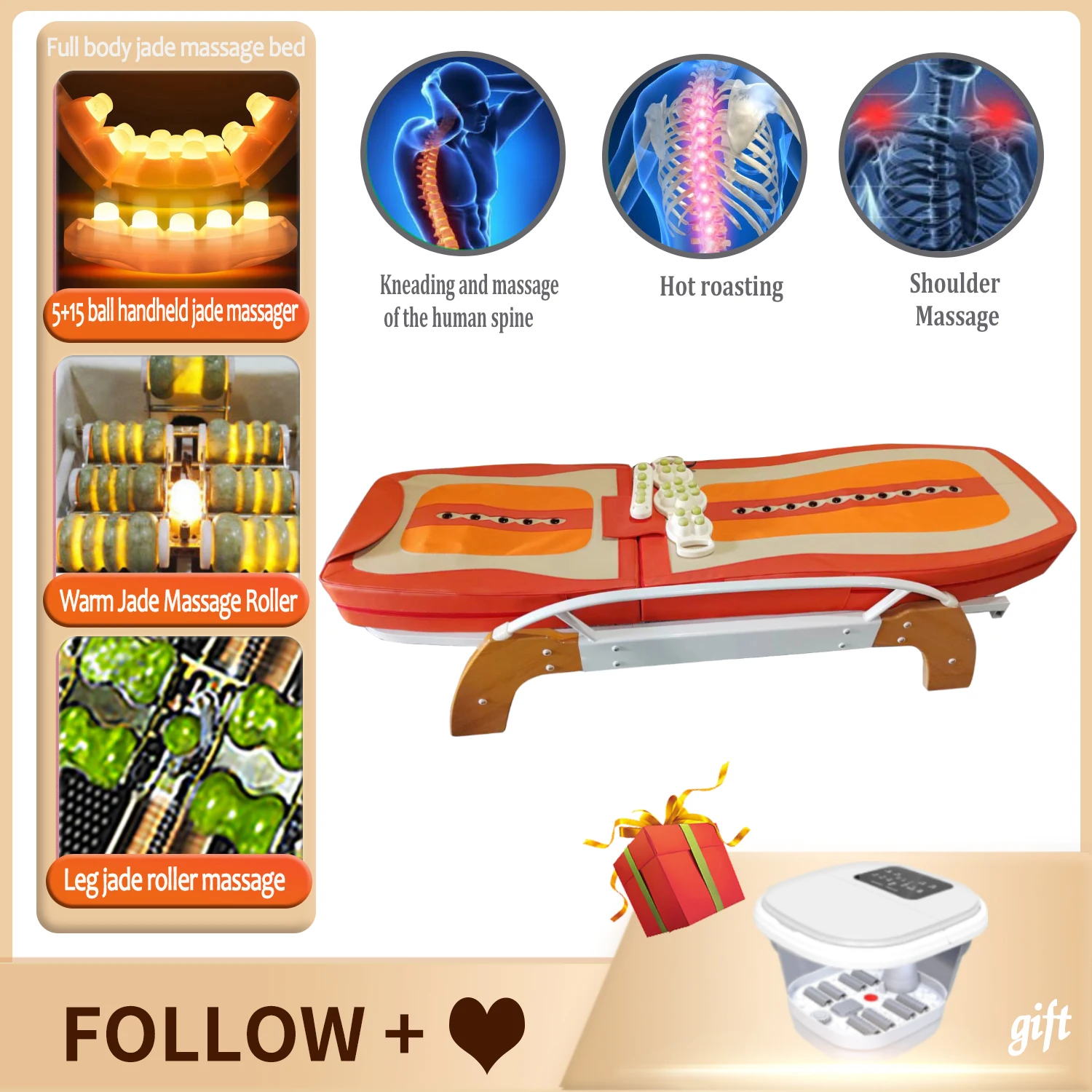 Lettino Da Massaggio In Giada Best Warm Lcd Automatic Electric Rolling Jade Stone Lettino Da Massaggio Termico Ceragem Con Massaggio A Letto In Giada