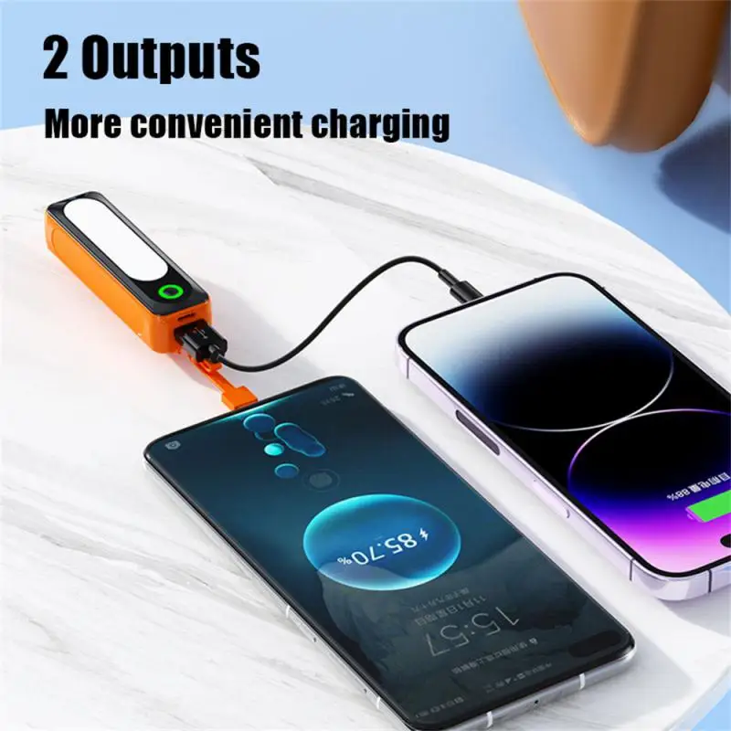 RYRA Mini Power Bank 5000mAh Portable Mobile Phone Charger External Battery Power Bank Plug And Play Type-C For IPhone Samsung