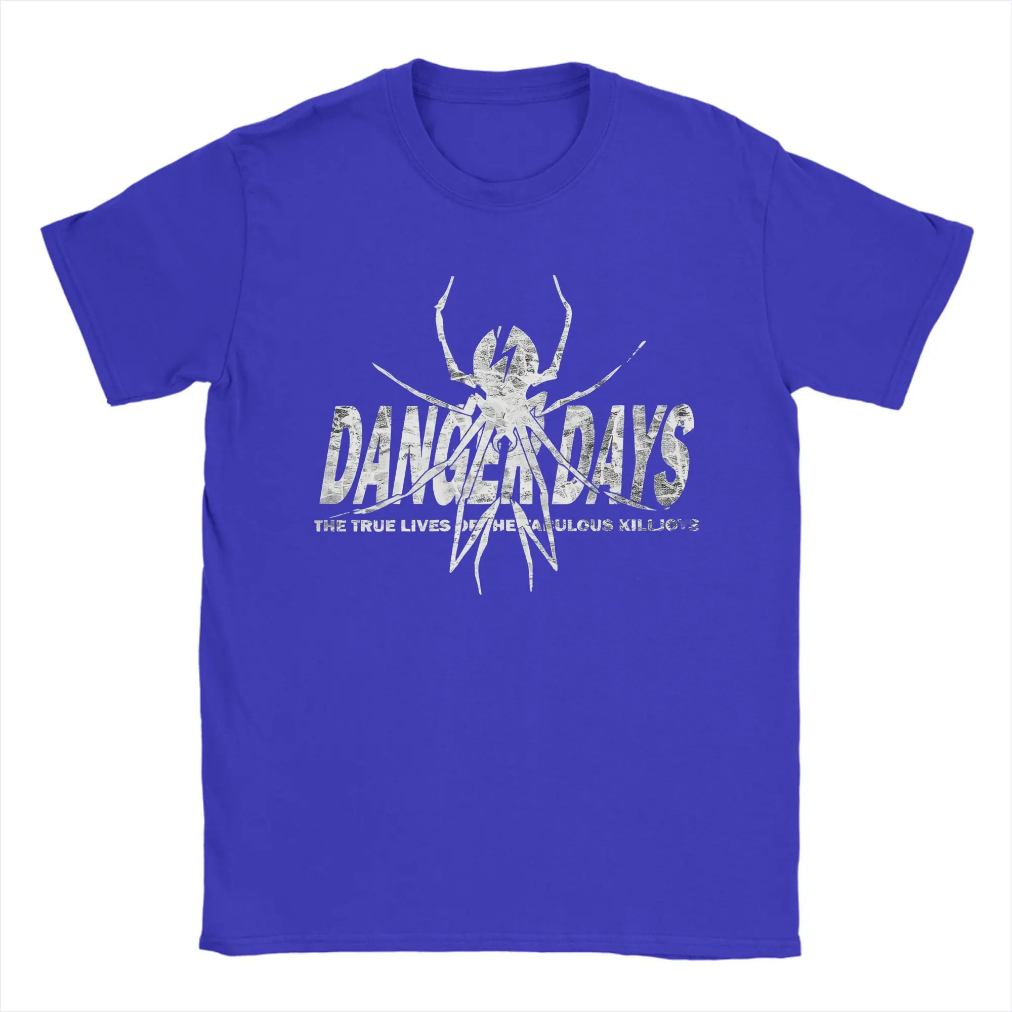 My Chemical Romance Danger Days Spider Graphic Cotton T-Shirt - Men's Casual Hip Hop Tee Shirt