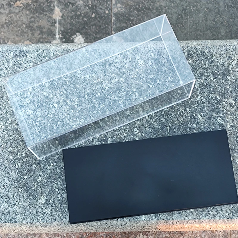 Scatole Acriliche Da 26 Cm Vetrina Con Supporto Per Scatola Trasparente - Foto 12