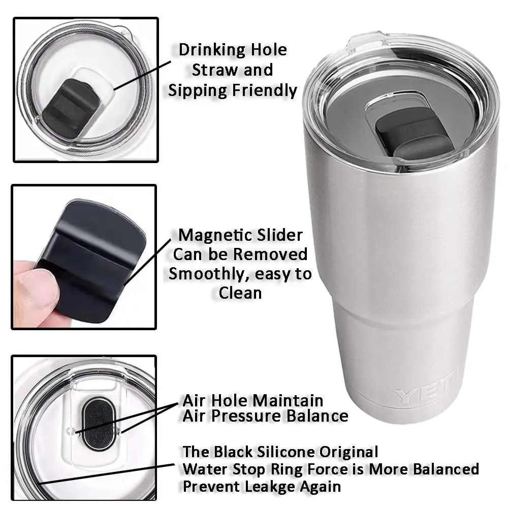 YETI   イエティ　35oz 替え蓋　マグスライダー3点セット　新品 YETI Magslider 3 Pack, Navy, White, Seafoam : Amazon.ca: Home