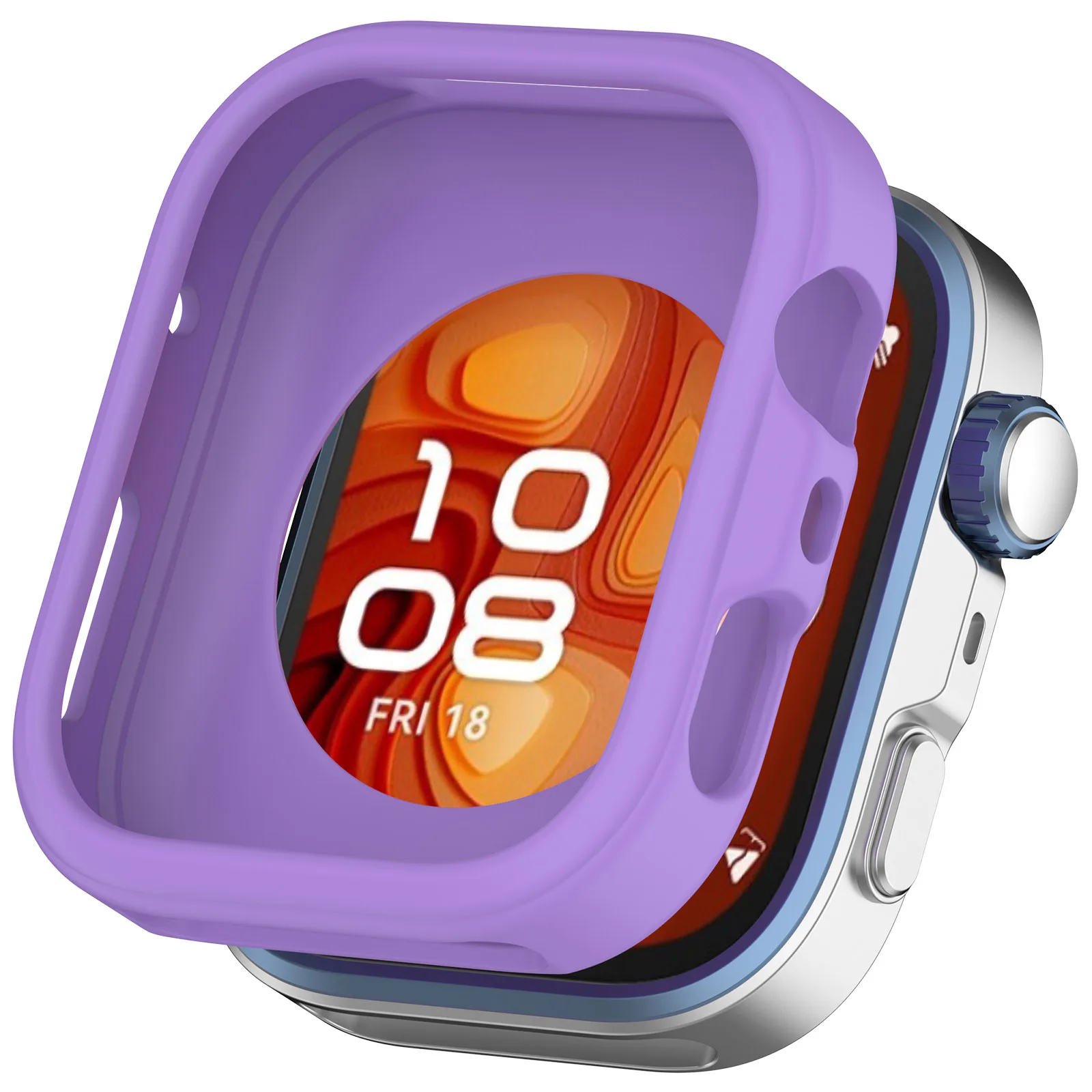 Premium Soft Silicone Protective Case for Smartwatch Screen Protection