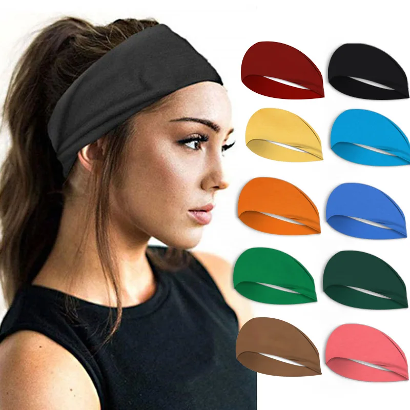 Kiss Jewelry Women's Sports Breathable Sweat-absorbing Headband Summer Y2K Fashion Elastic Bandana Outdoor Hair Bands Jewelry jewelry accessories hair accessory