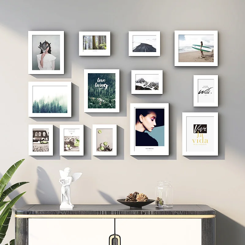 diameter Trots Uitroepteken 9/14/18 Pcs Classic Fotolijsten Muur Fotolijst Familie Voor Foto 'S Te  Zetten Foto 'S Display Woonkamer Slaapkamer muur Decor| | - AliExpress