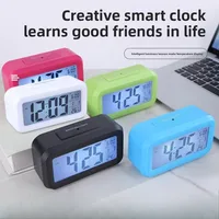 Digital Led Clock Household Bedside Battery Powered Multi-function Alarm Clock Desk Things for the Room Table Clocks Home Decor 1