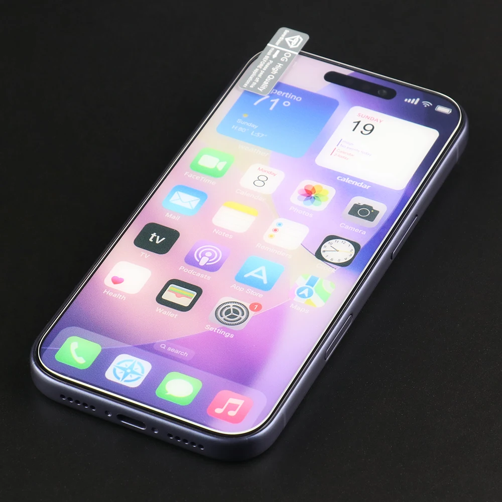 Premium Privacy Full Screen Protector - Tempered HD Clear Glass Film, Pack of 1-5 Pieces
