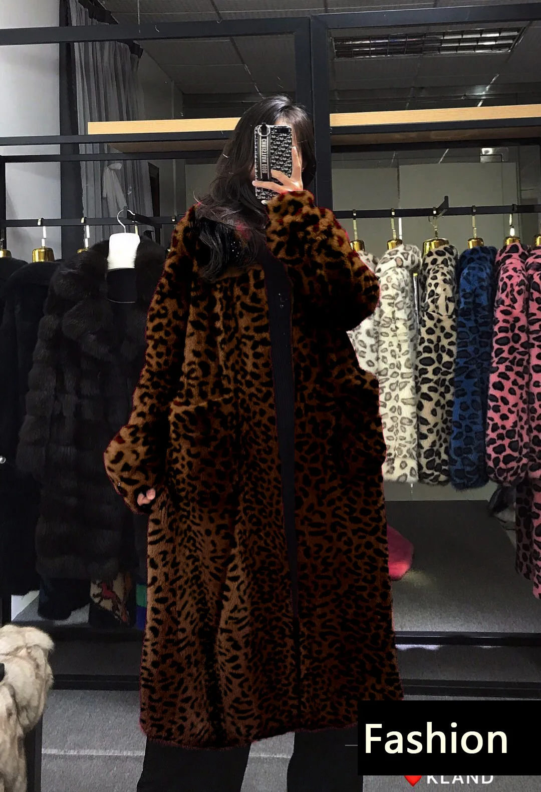 

Imitation Fur Coat Women Outerwear Pockets Hooded Long Sleeve S To 5XL Oversized Faux Fur Coats Casual Winter Clothes TA31