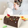 Children' s Toys Of Woodpecker Insect Catching Game Toy, Early Education Magnetic Fishing Toys for Children Kids Gifts 4