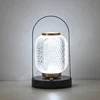 Creative Table Lamp Metal Handle Night Light Reading Lamp Portable Lantern Lamp Dimmable LED Bedside lamp Rechargeable desk lamp 4