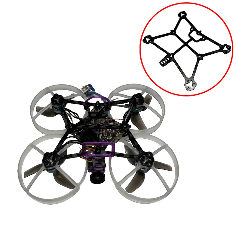 Châssis Fibre Carbone 1.5mm pour BetaFPV Air75 Drone FPV 75mm