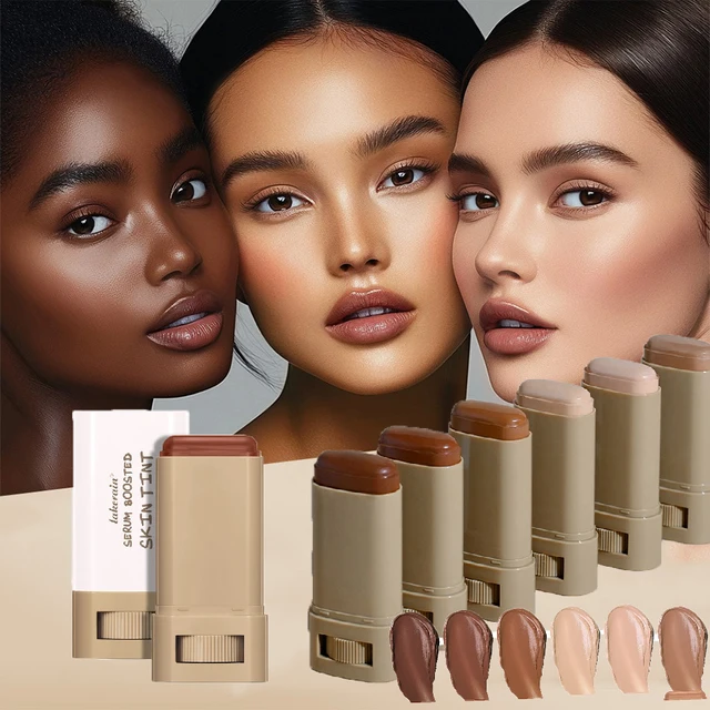 Foundation Stick Balm Skin Bronze Tint Eraser Foundation Stick Smooth Plumper Long-lasting Flawless Makeup Face Beauty Cosmetics 1