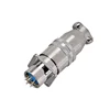 5/20/100PCS XS12J2Y  XS12-2.3.4.5.6.7.8 Pins Aviation Connector Push-Pull Circular Plug Quick Cable connectors 12mm Round Socket 5