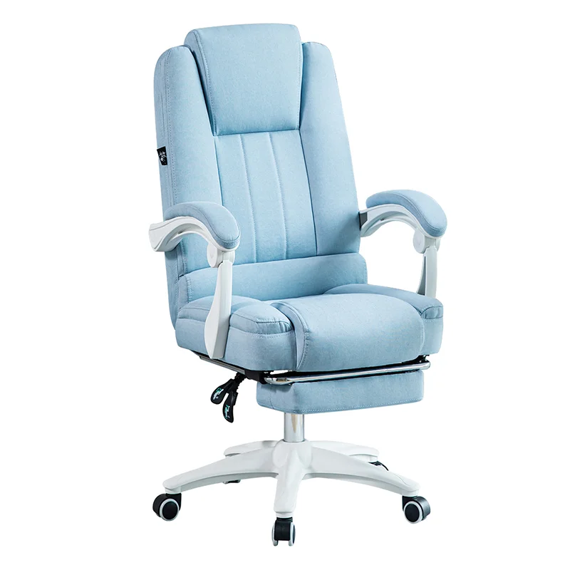 Fabric Computer Chair Soft Office Chair Reclining Leather 360 Degree Rotating Game Chair Rest Ergonomic Chair Home Furniture